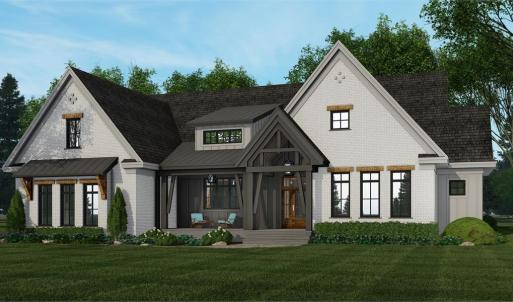 This is an example of the House Plan that is approved for affluent Crown Ridge Estates. As of 2024 the value of the home being built and the one starting construction soon is $1,000,000 to $1,300,000. Purchasers should anticipate to spend 1M turn key.
