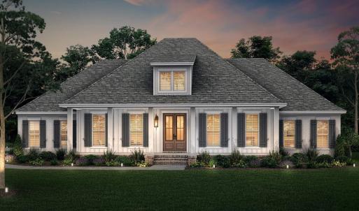 This is an example of the House Plan that is approved for affluent Crown Ridge Estates. As of 2024 the value of the home being built and the one starting construction soon is $1,000,000 to $1,300,000. Purchasers should anticipate to spend 1M turn key.
