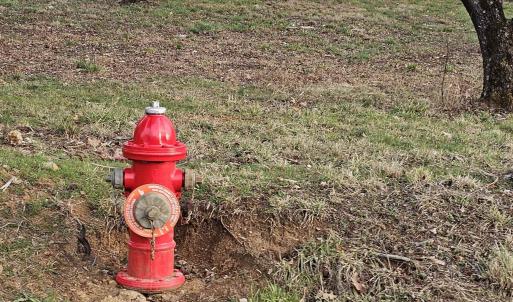 The public water line runs through the front of this property. The connection fee is presently only $3,000.