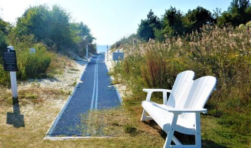 Entrance to Private Beach