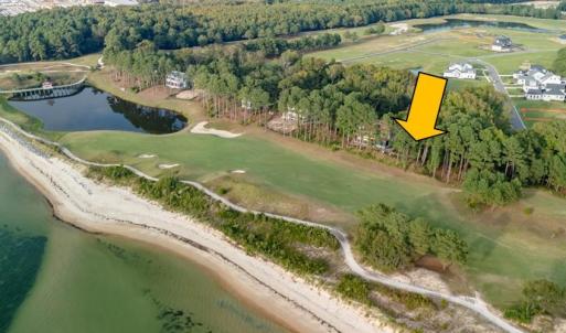 Off-Shore Lot View, Nicklaus #5 and Beach in the foreground