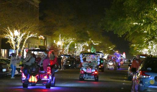 Christmas Golf Cart Parade