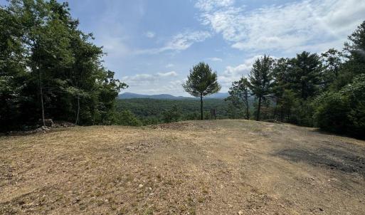 Ridge Top 7.18 Acres with Cleared Building Site and Amazing Views Year Round.  Bonus:  Property has River Frontage on Ramsey's Draft downhill from Building Site