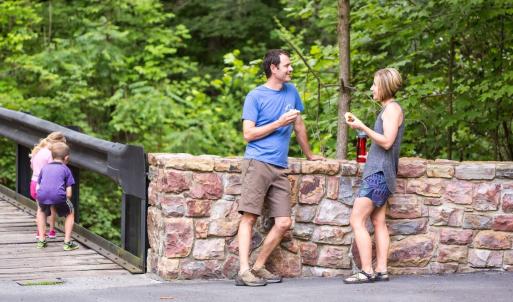 Bridge into the Highlands of Rawley Springs
