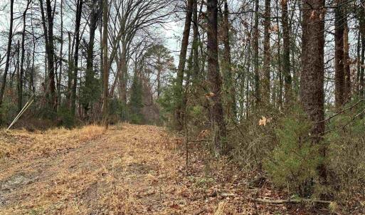 Looking toward starting corner uphill. Lot is to the right.