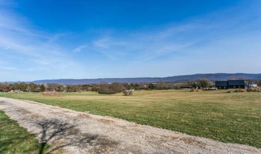to the pole shed and house site.