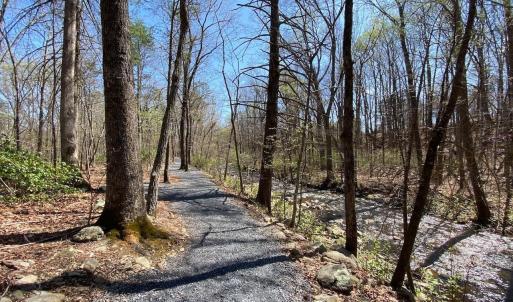 Parcel borders community open space and Stoney Creek