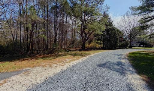 road leading to homesite