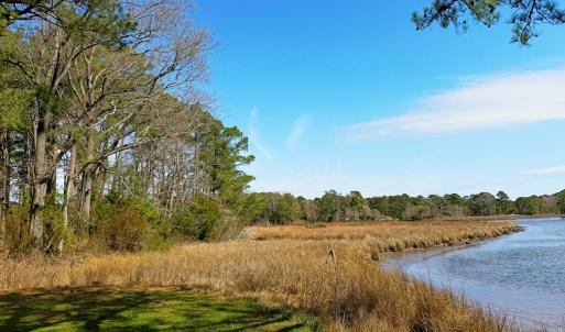 view from next door to homesite at water