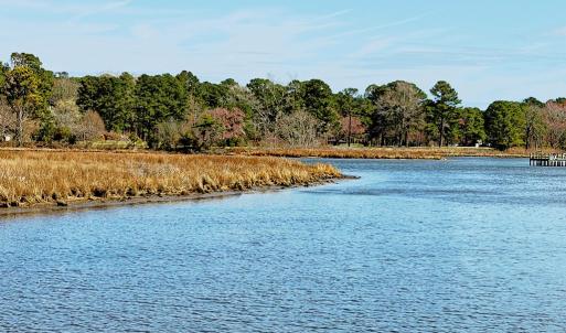view from next door to lot at water