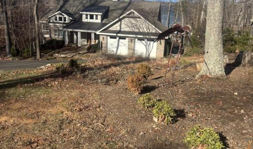 Neighbors home to left of lot