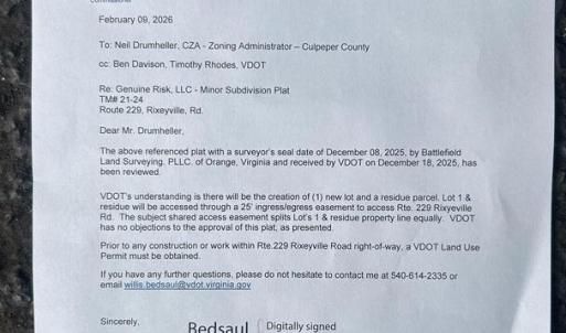 Photo #2 of RIXEYVILLE RD. RTE. 229/ LOT 1 NEXT TO KIMBER LANE, CULPEPER, VA 5.0 acres