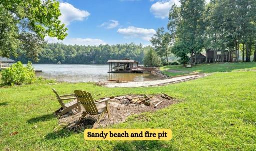 Sandy beach and fire pit (3)