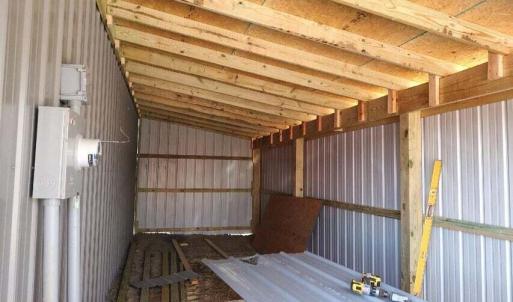 Inside of Shed