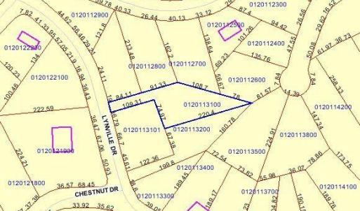 Lot 43 Lynville Dr. Tax Map