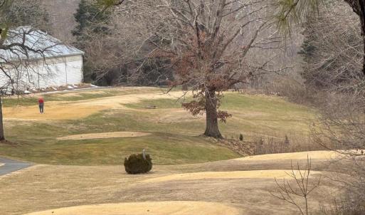 Hole number 1 is across the street