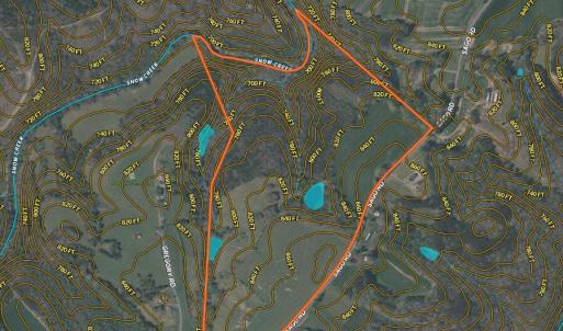 Map - Aerial with Contours