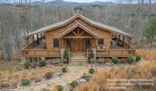 Winter rendering-cabin