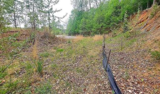 Entrance to lot from road