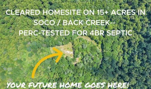 2.5-Acre Cleared homesite w Rigetop View