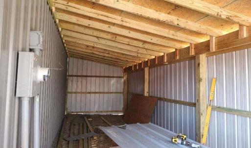Inside of Shed