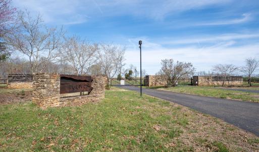 The Coves gated entrance