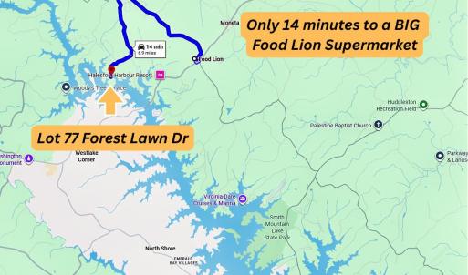 14 minutes to Food Lion
