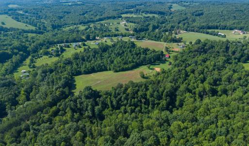 Aerial view, endless valley scenery