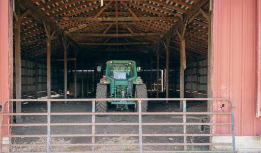 Rice barn inside
