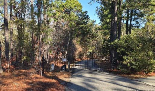 Gated Entrance to Subdivision
