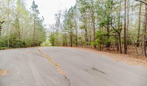 Ground view from cul-de-sac to driveway