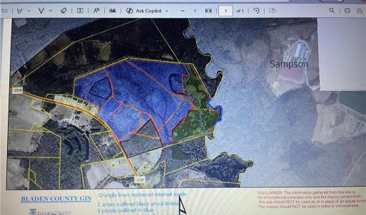 Tract map. Read description in Blue