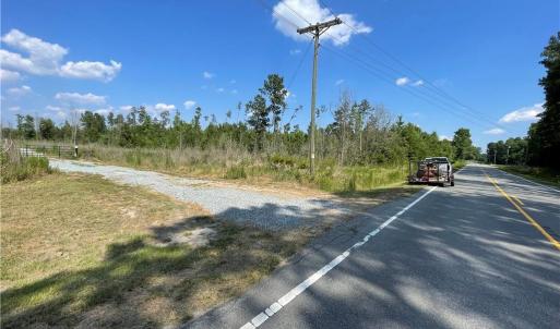 Looking East down hwy 210