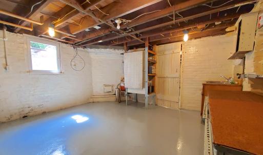 basement workshop area