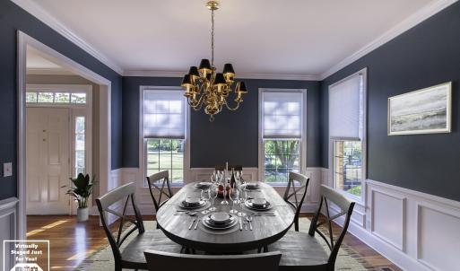 Dining Room Staged