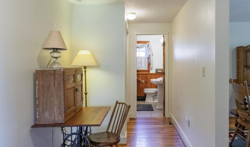 Hallway to full bath