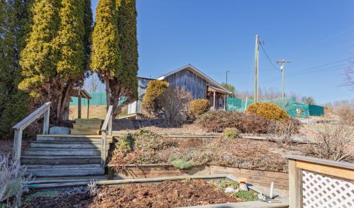 Terraced garden space
