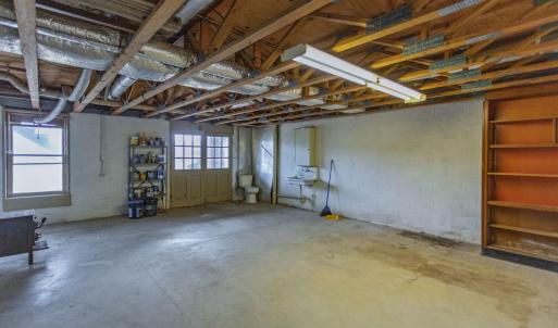 Guest house unfinished basement