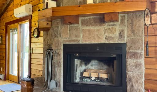 Stone Fireplace