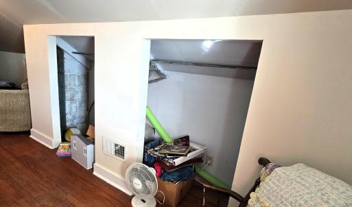 large closet space