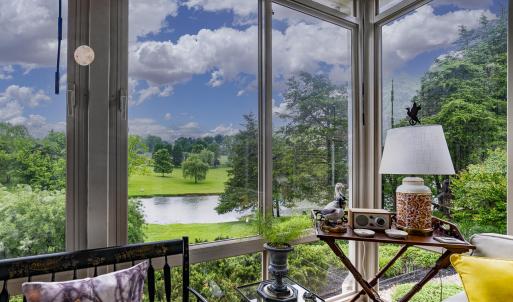 View of Pond from Sunroom