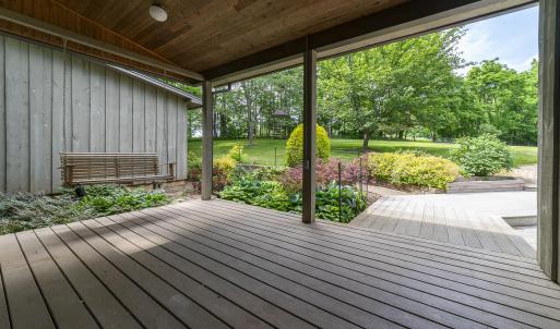 Covered entry porch