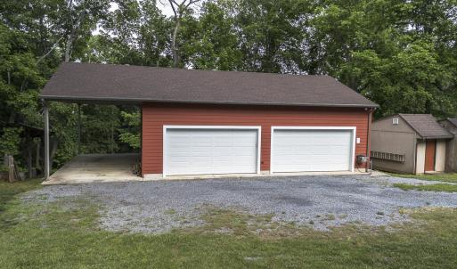 RV Carport on side