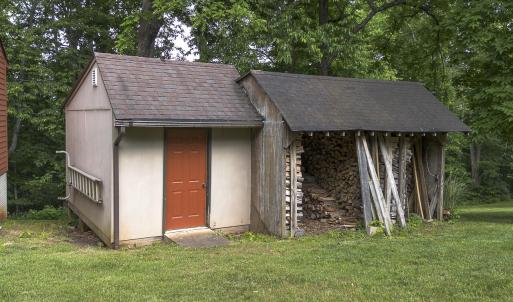 Storage and wood shed
