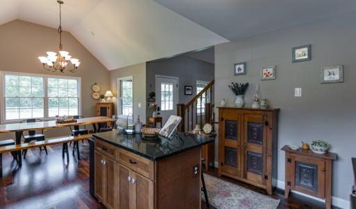 Kitchen into dining