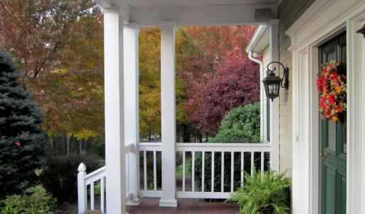 Fall front porch