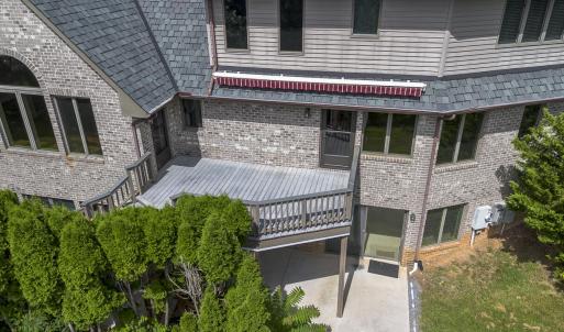 Aerial of rear deck