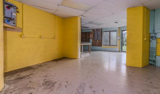 Garden level Workshop from Hall