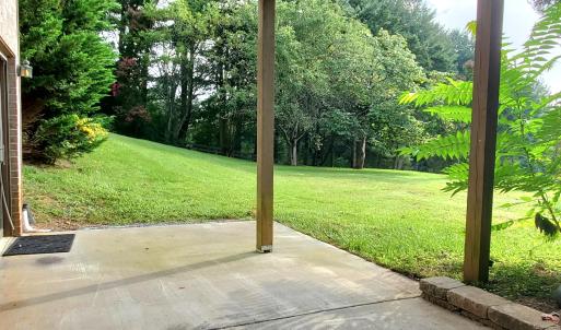 Backyard Views from Covered Patio