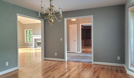 Dining Rm view to Foyer and Great Rm